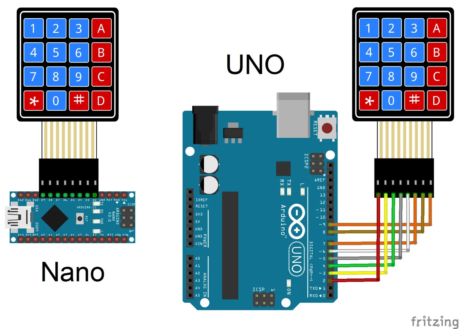 Keypad Interfacing with Arduino 4x4, 4x3 with LCD connection and code