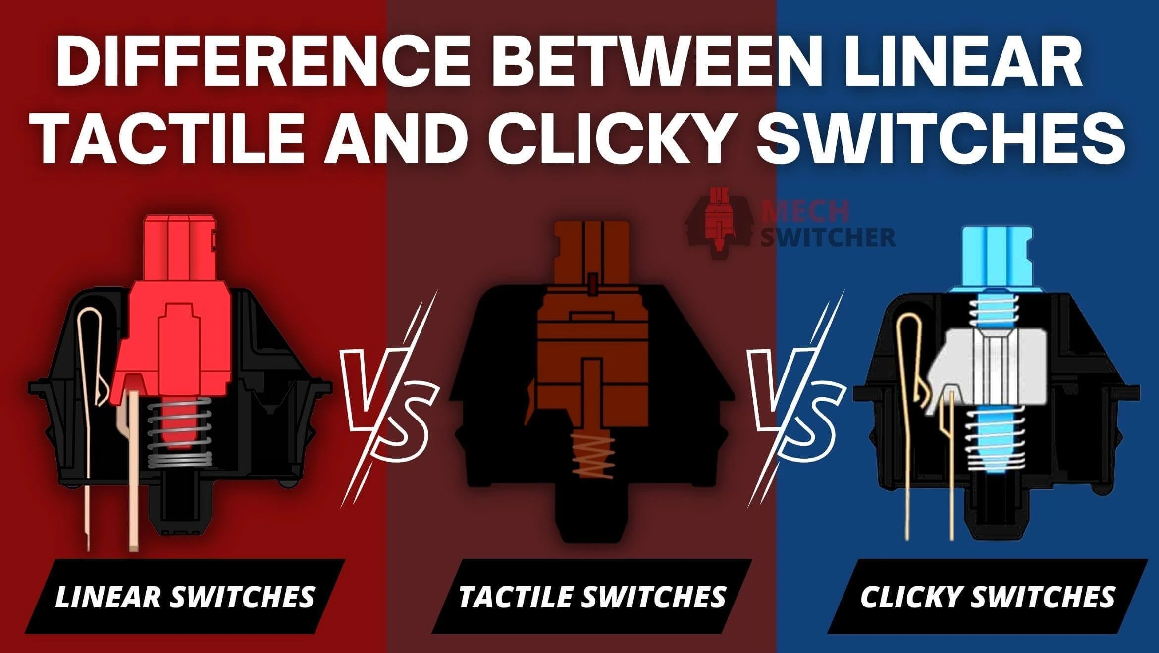 What is the Difference Between Linear Tactile and Clicky Switches