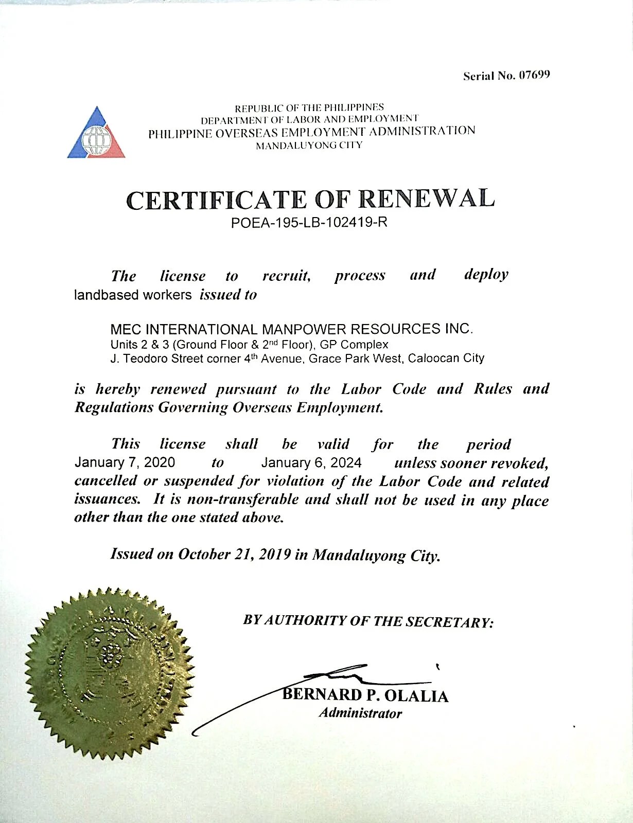 MEC International Manpower Resources Inc.