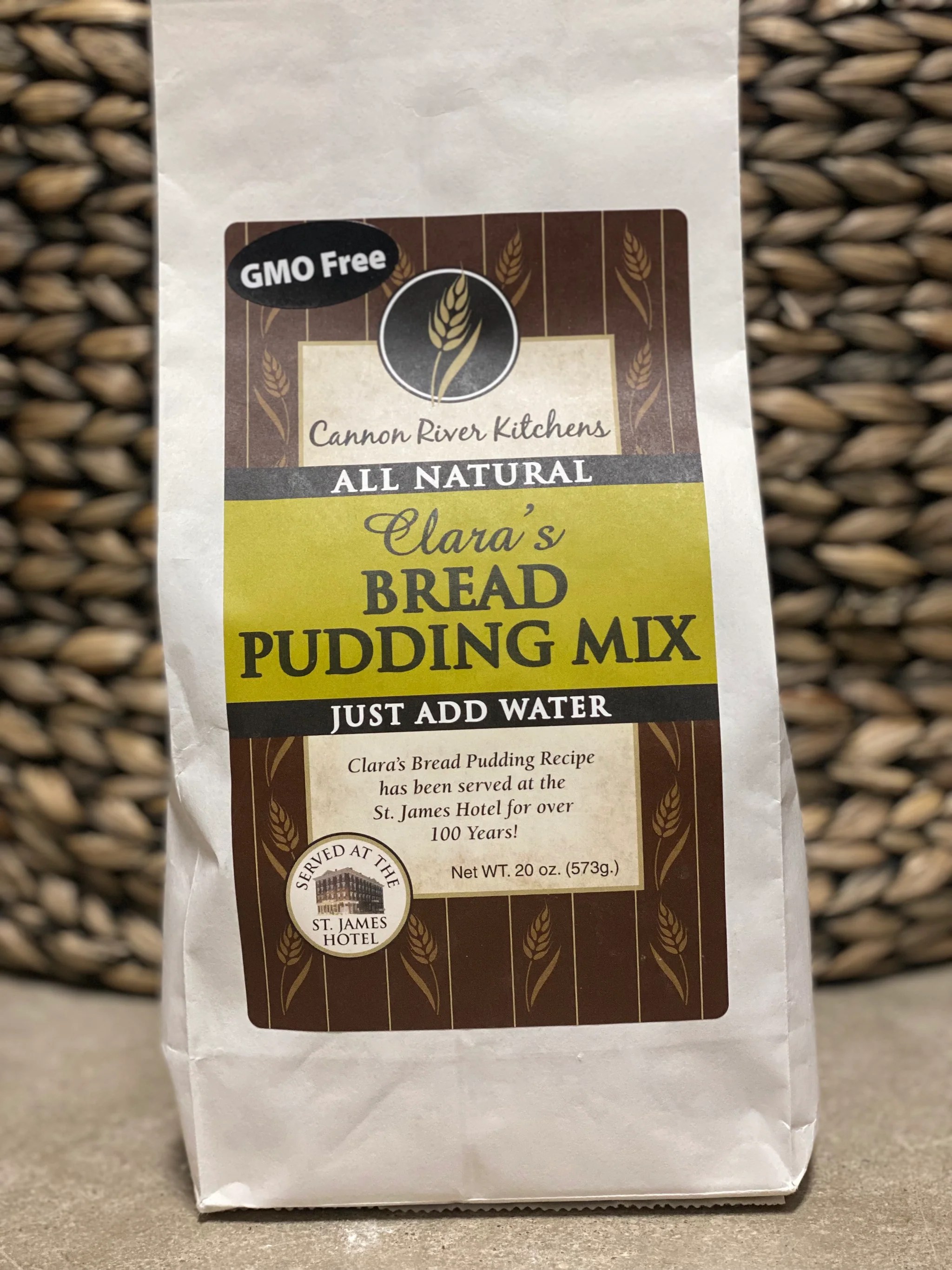 Clara's Bread Pudding Mix Cannon River Kitchens MECO7