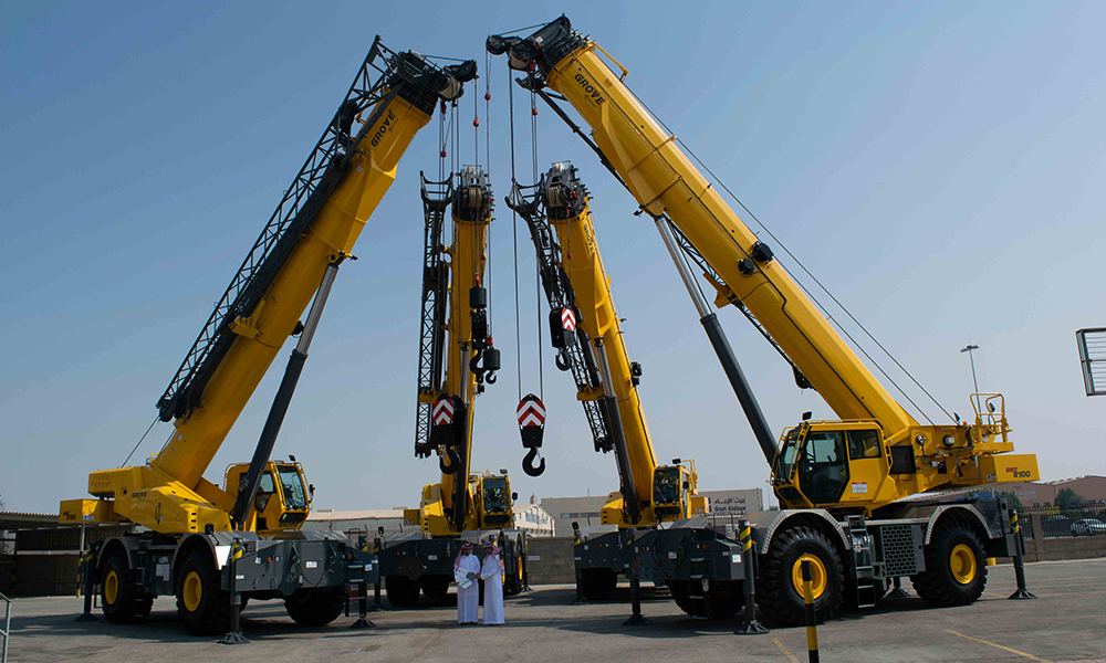 Tamimi Rentals orders 50 new Grove roughterrain cranes
