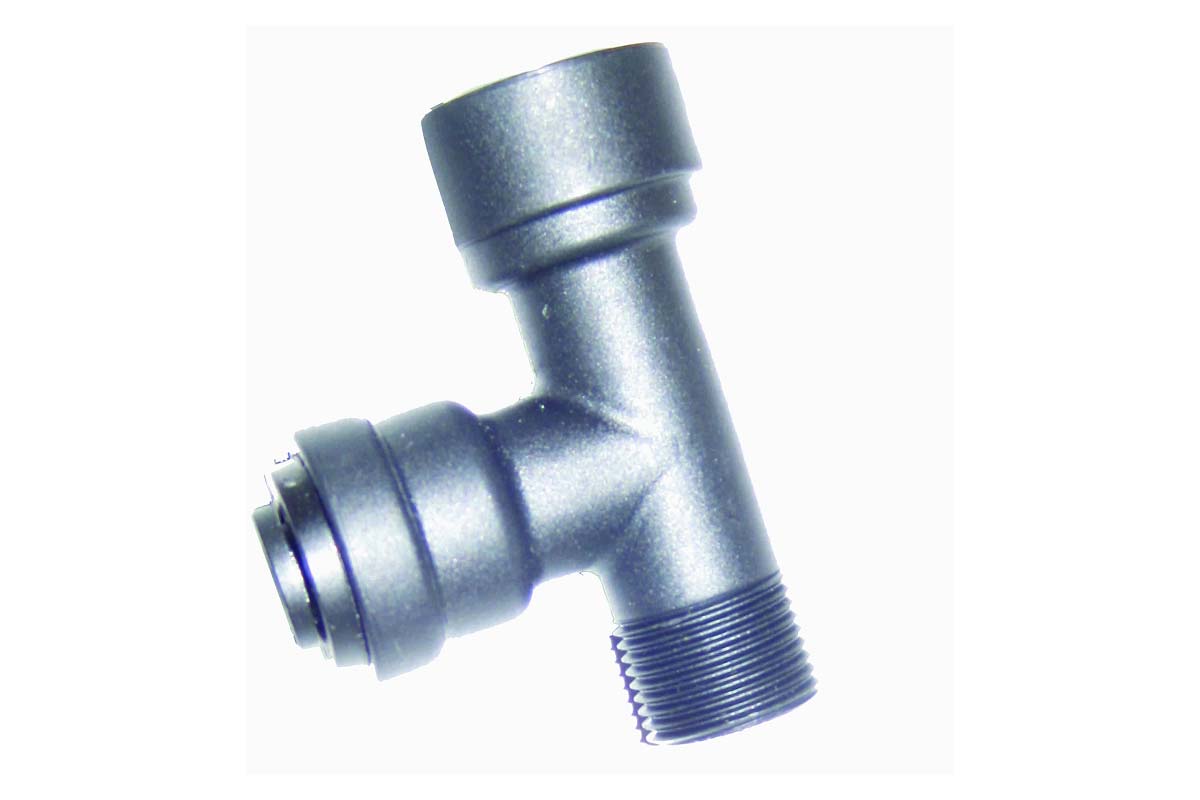 In line undersink Faucet adaptor 1/4 in ME Coral