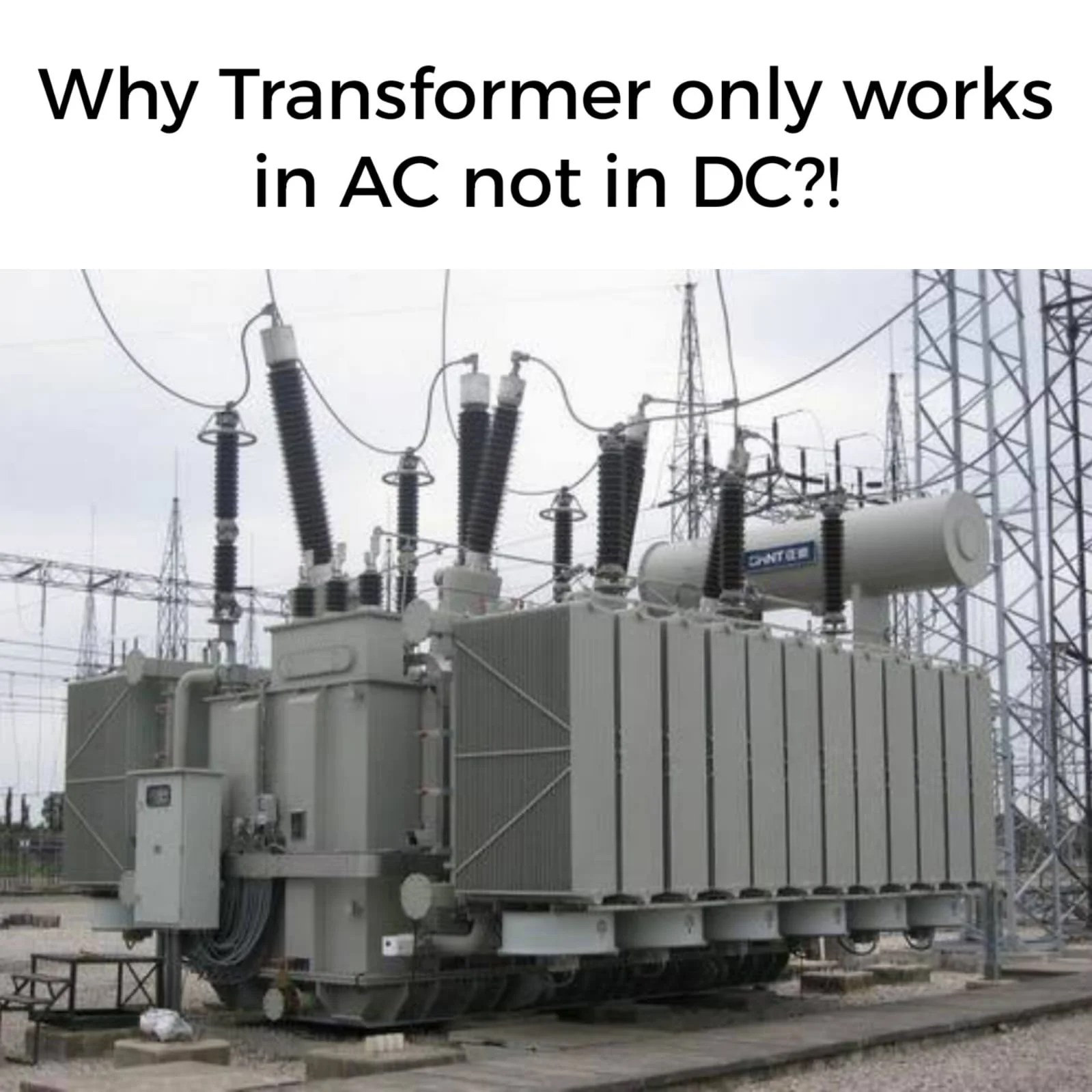 Why do Transformers work only on AC current and not on DC? Mechanical
