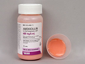 AMOXICILLIN ORAL SUSPENSION SUSP 400MG/5ML 100ML | Real Value Rx