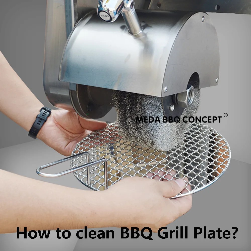 How To Clean Rusty Grill Grates Use BBQ Net Cleaning Machine