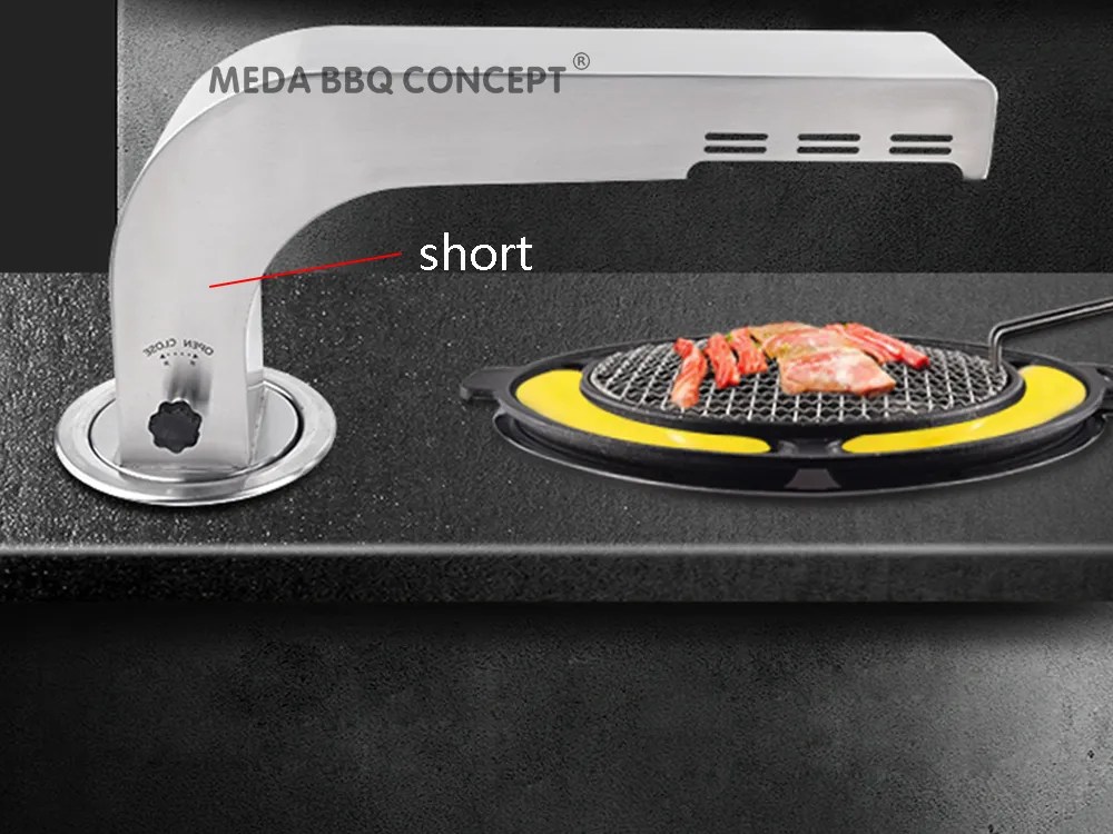 Wholesale Korean Downdraft BBQ Extractor For Desktop Grilling