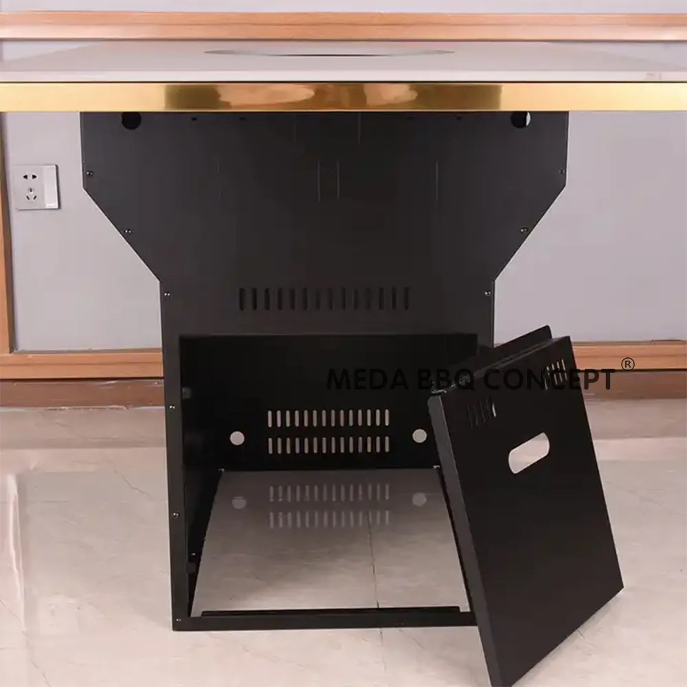 Indoor Commercial Korean BBQ Grill Table For Sale MEDA BBQ