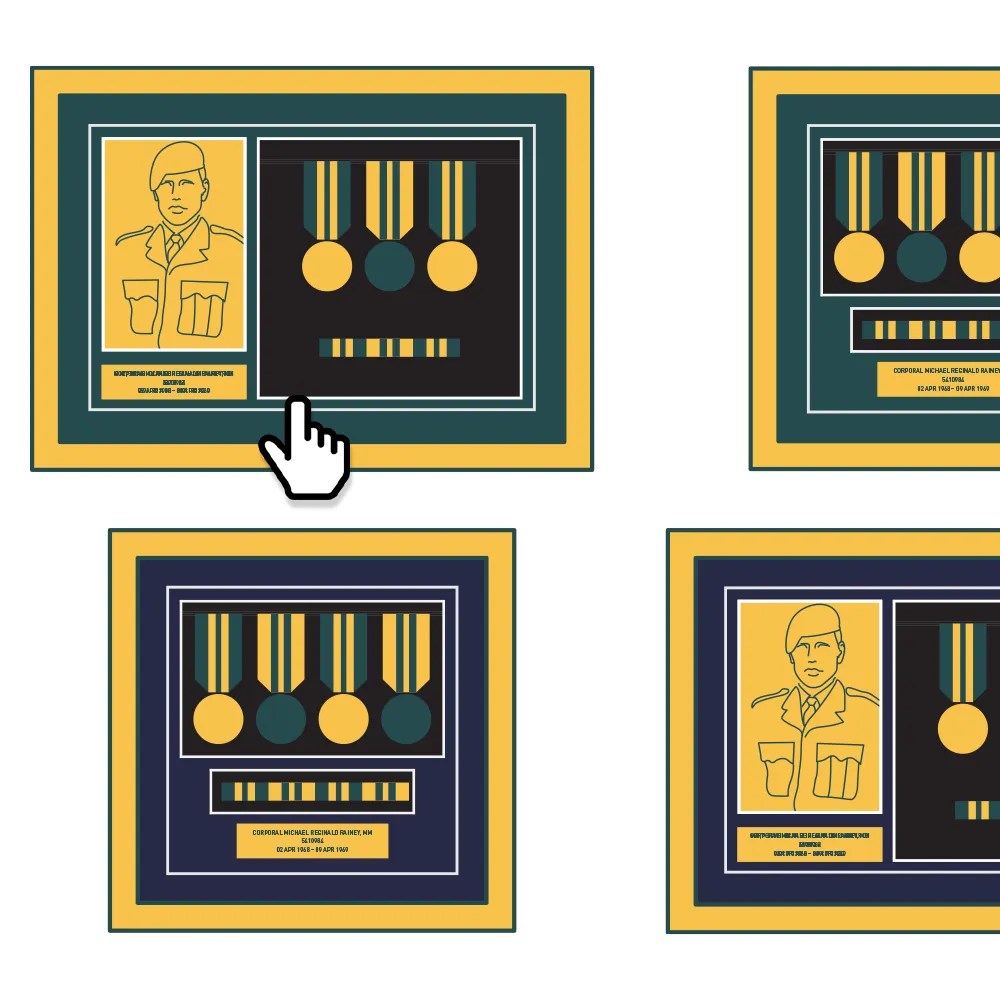 Medal Display Frames