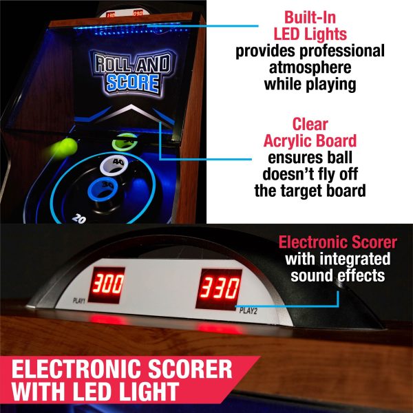 MD Sports 9 Ft. Roll and Score Game Table MD Sports