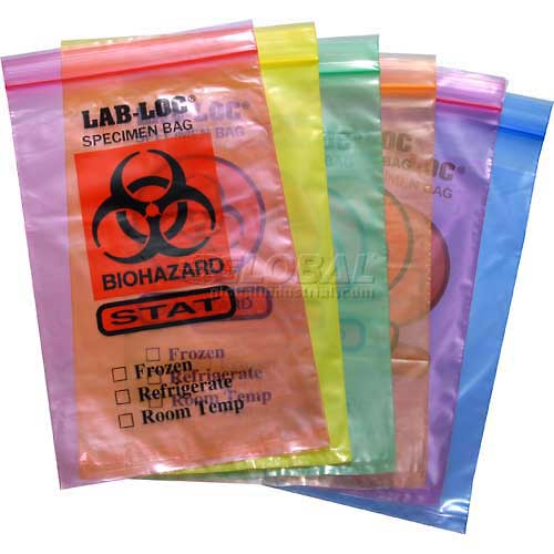 Case of 1000 Clear Elkay Plastics LAB20912 2 mil Reclosable 3Wall