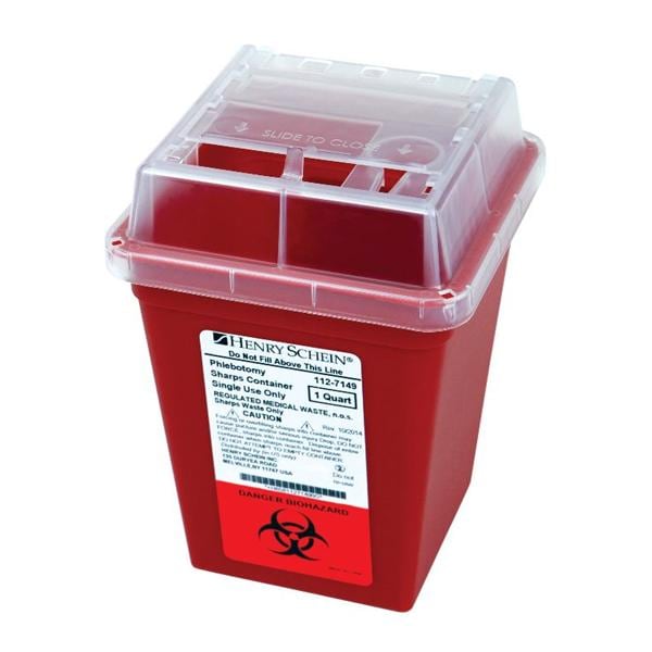 1 Gallon Sharps Disposable Container MedCentral Supply