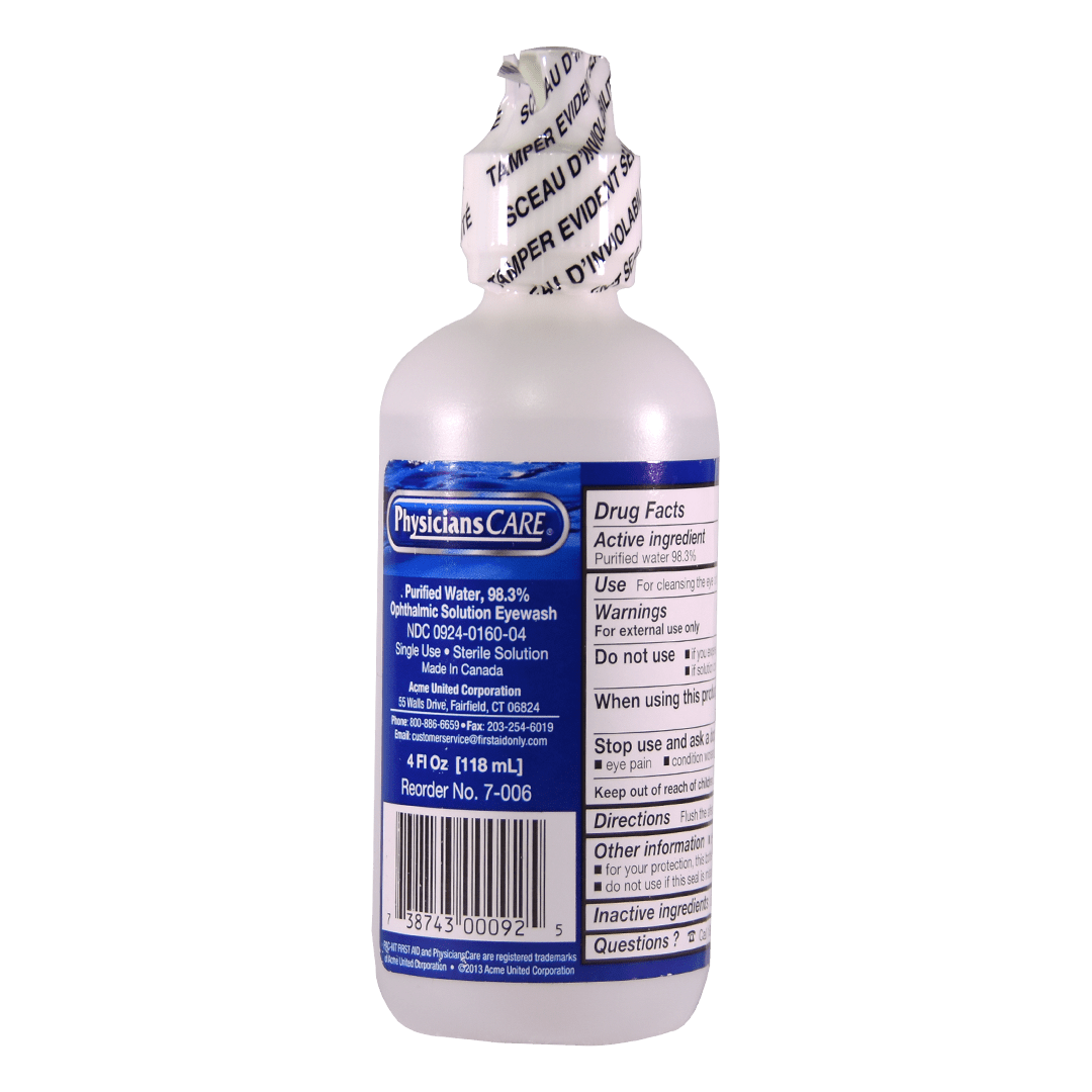 EYE WASH STERILE 118ml MEDDEV