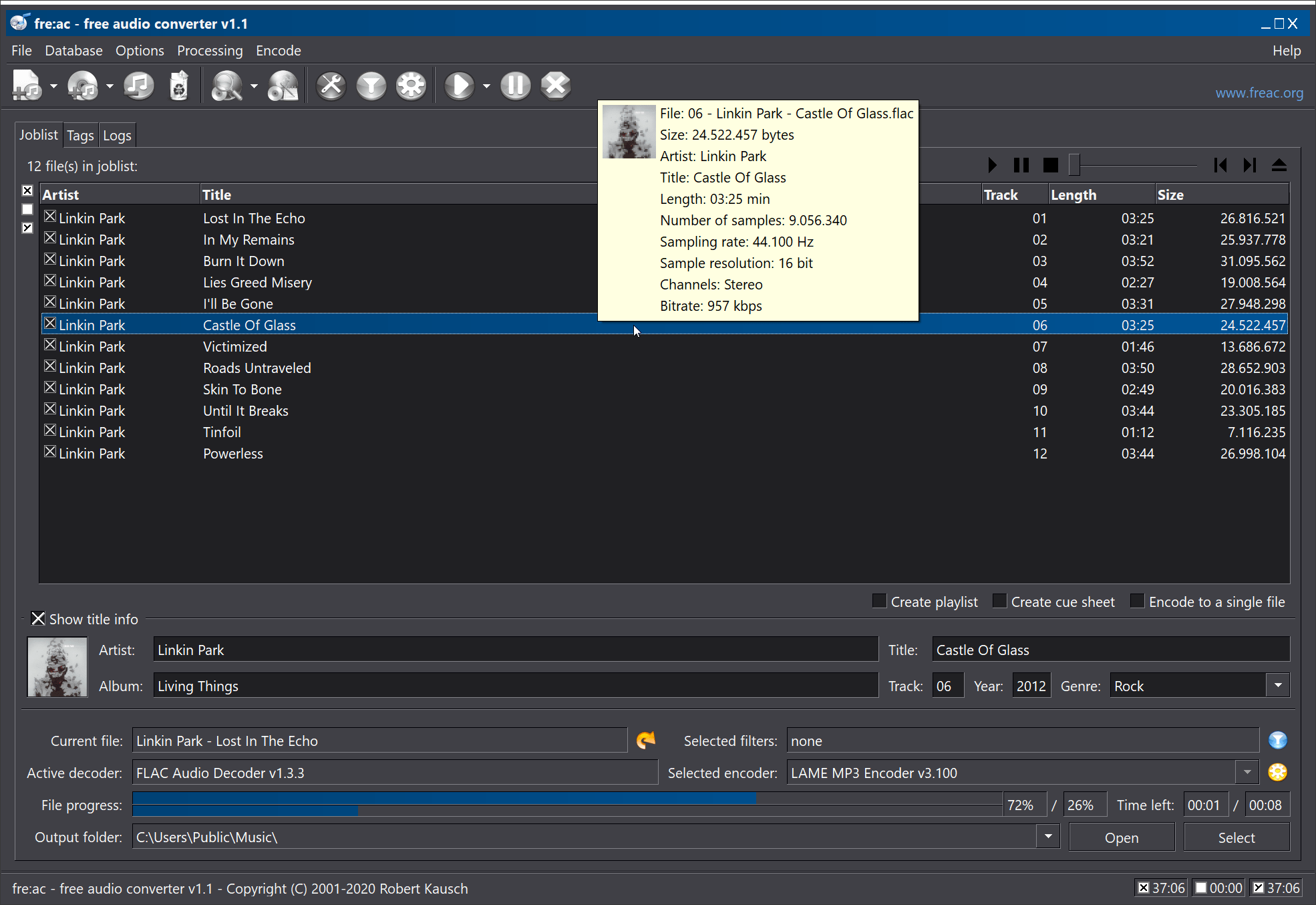 freac Is an Outstanding Free Audio File Converter and CD Ripper For
