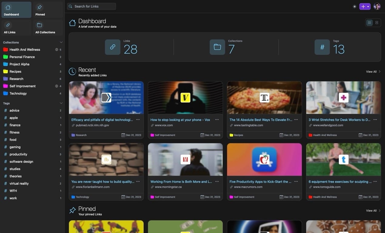 Linkwarden - Self-hosted Free Bookmark Manager for Teams and Communities