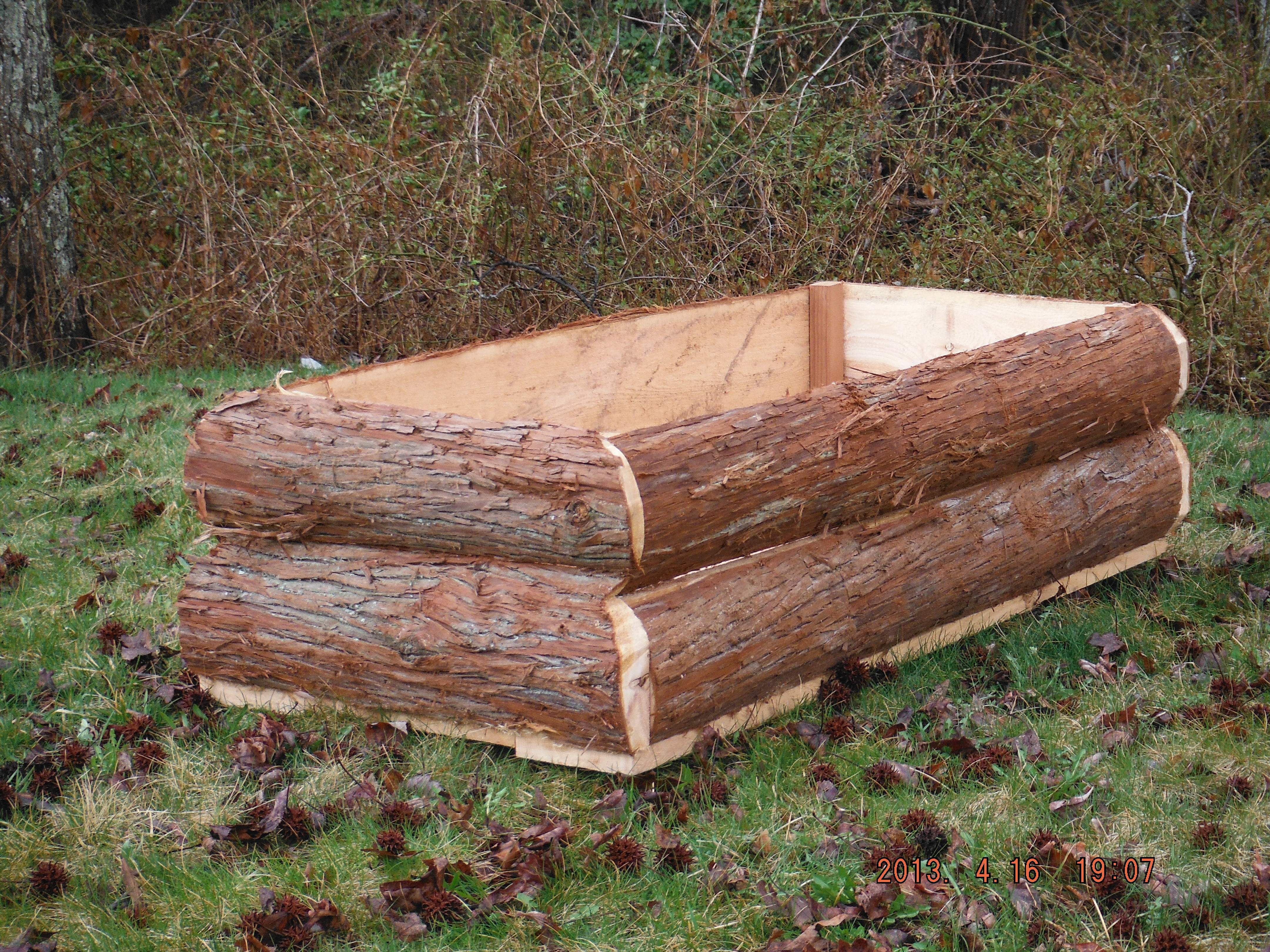 Log Raised Garden Box « Medford Cedar Products