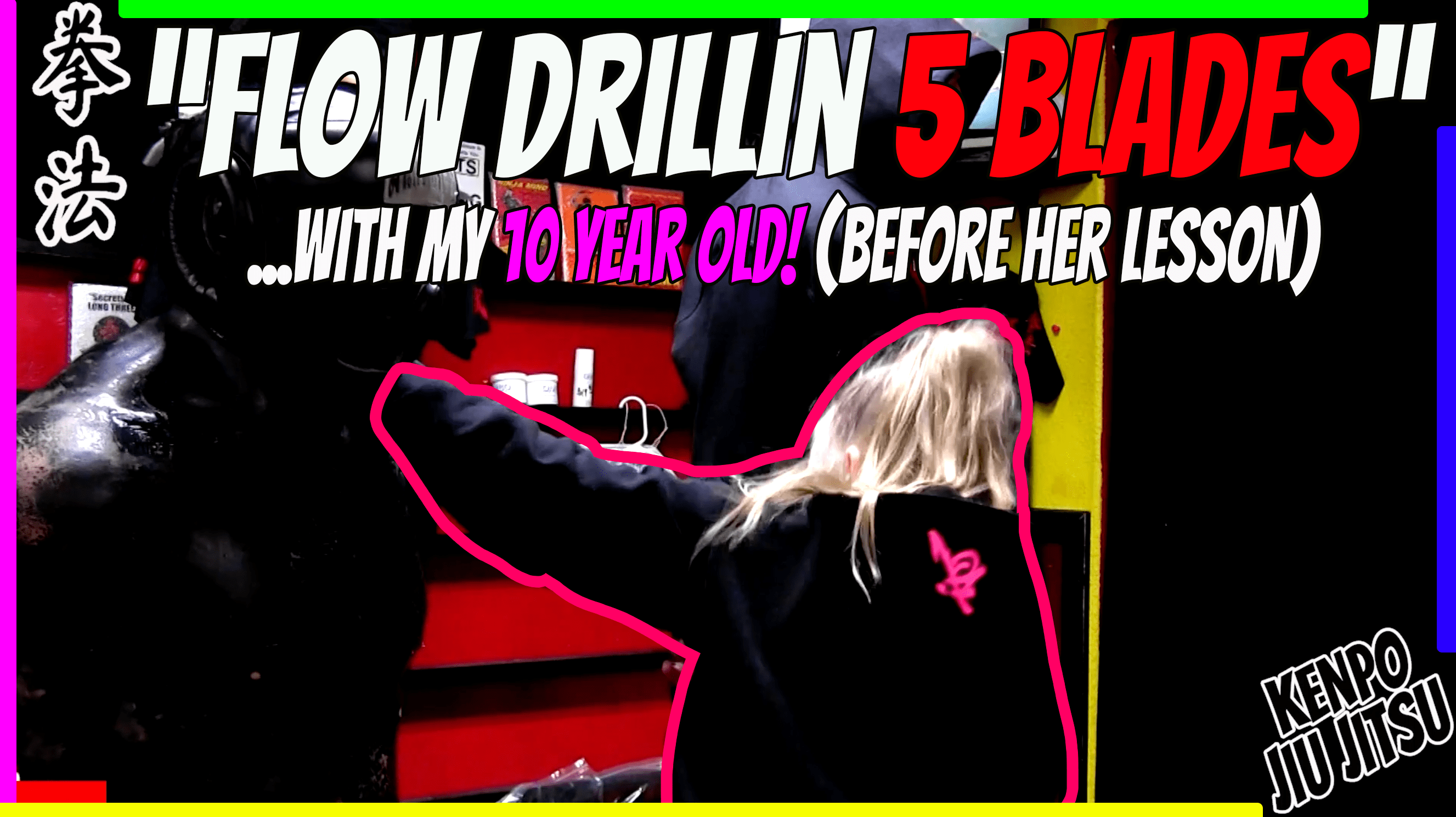 Flow Drilling "5 Blades" with my 10 Year Old Medford Oregon Martial