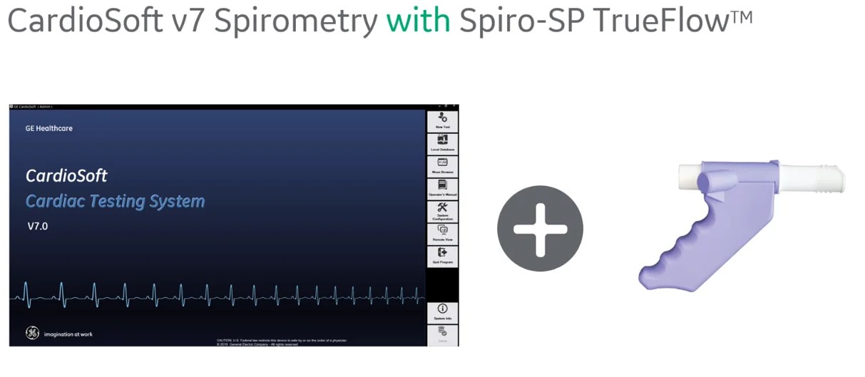 Cardiosoft Trueflow Sensor Spirometercardiologyspirometrymedical