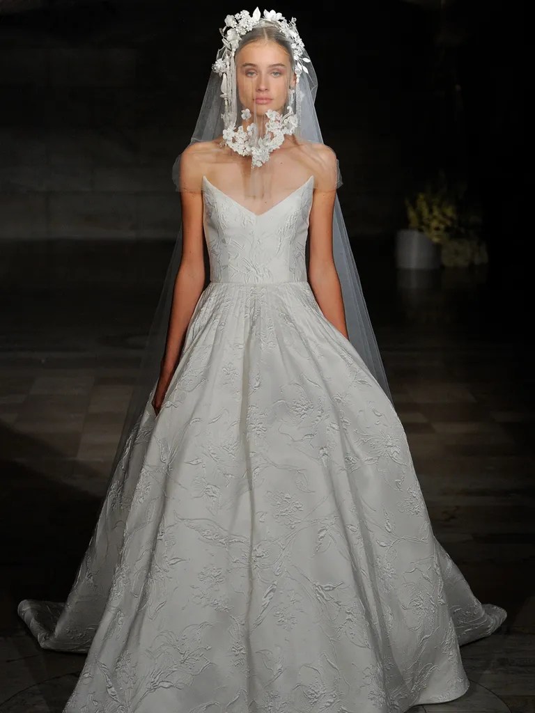 Reem Acra Fall 2019 Collection Bridal Fashion Week Photos