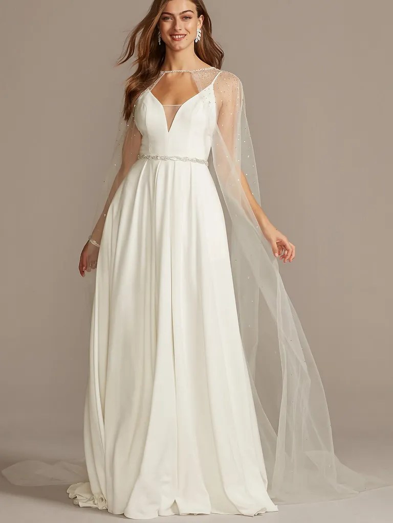 30 Stunning Bridal Capes for Wedding Dresses that You Will Love