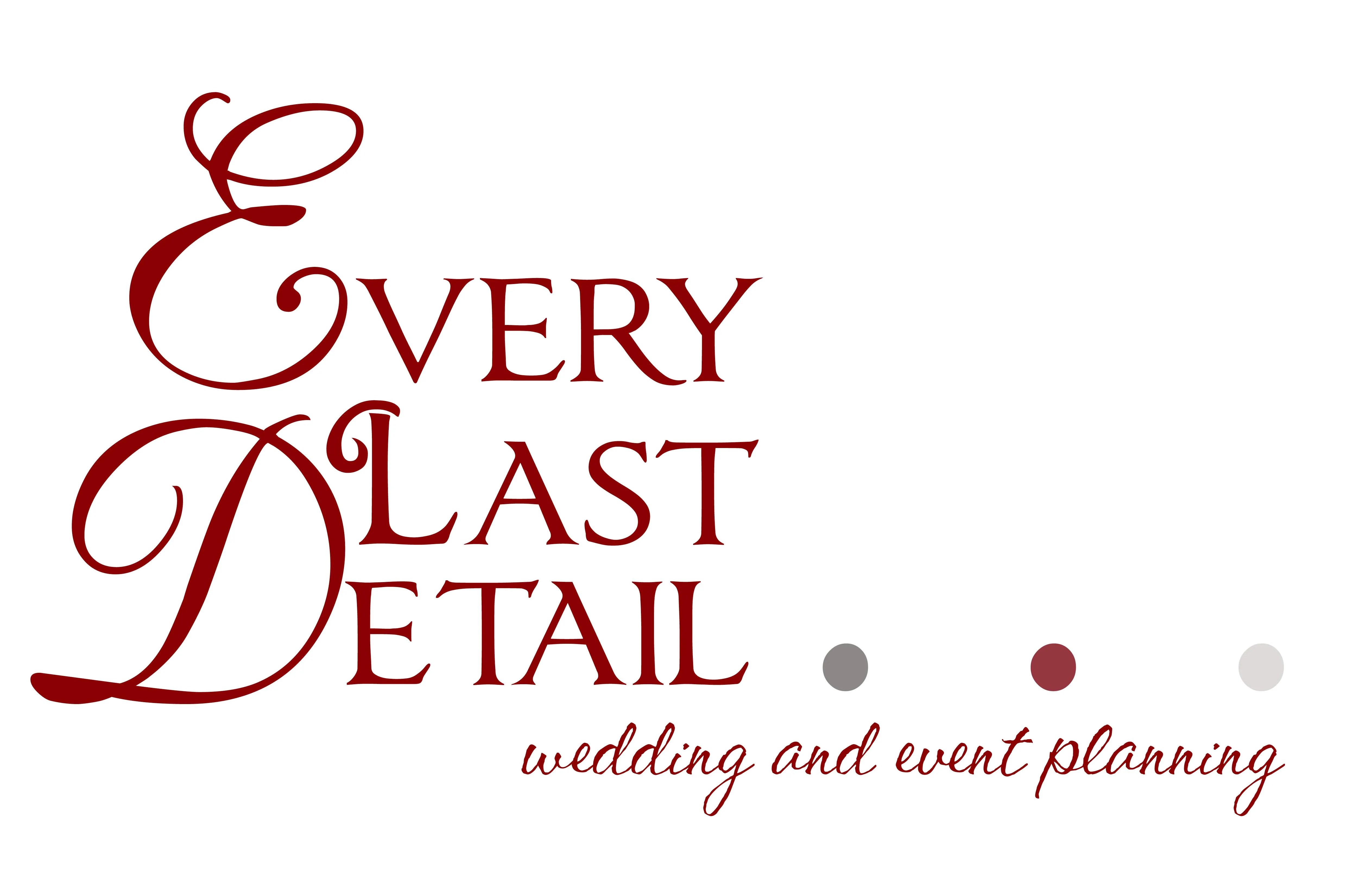 Every Last Detail Wedding Planners The Knot