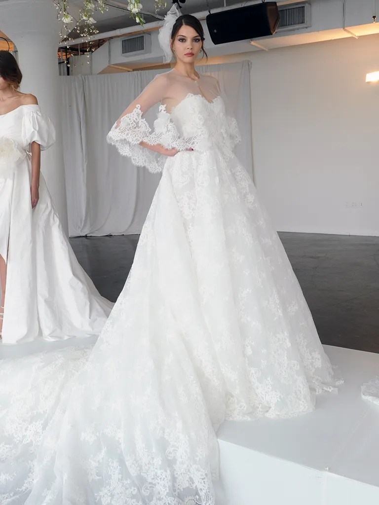 Marchesa Fall/Winter 2018 Collection Bridal Fashion Week Photos