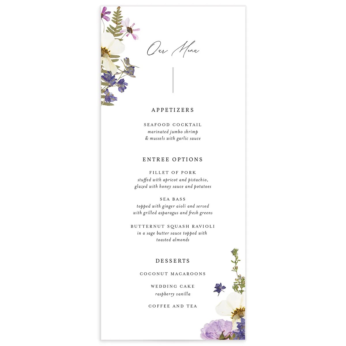 Pressed Flowers Wedding Invitations The Knot