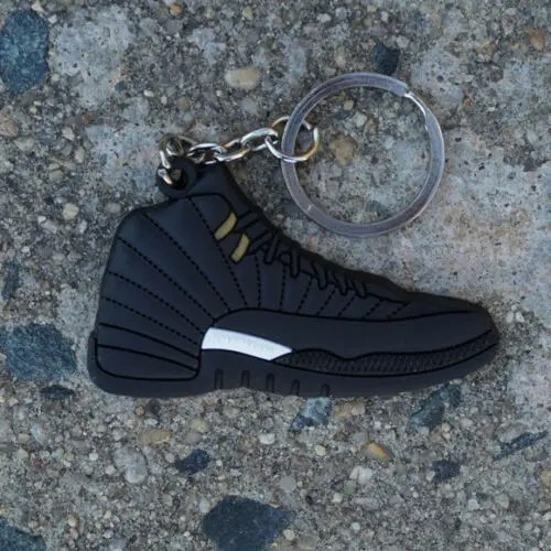 Rubber Keychain Nike Air Jordan Retro 12 The Master Sneaker Keychain