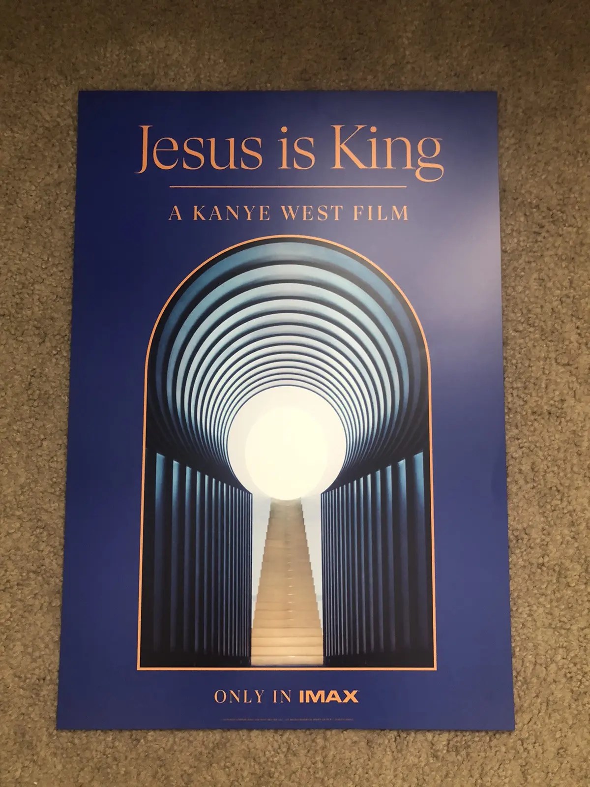 Kanye West Kanye West Jesus Is King Imax Movie Poster Grailed