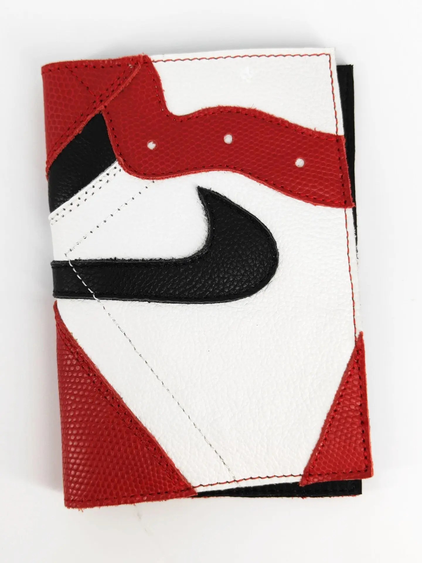 Custom Custom Nike Air Jordan 1 AJ1 Chicago Bifold Leather Wallet Grailed