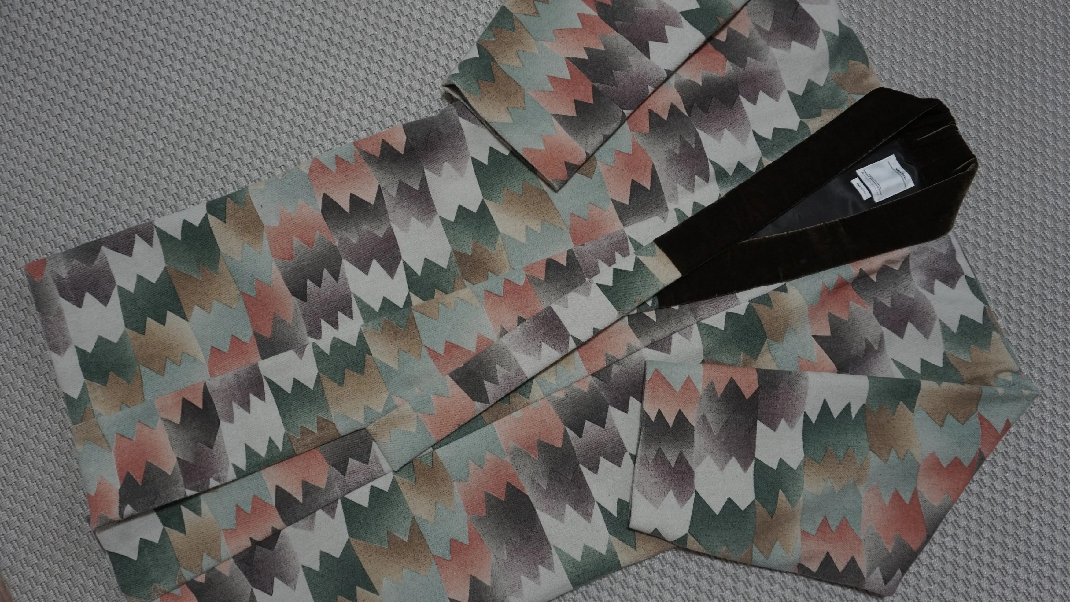 Visvim [Final Drop]Yukata Coat (Katazuri Blanket) Grailed