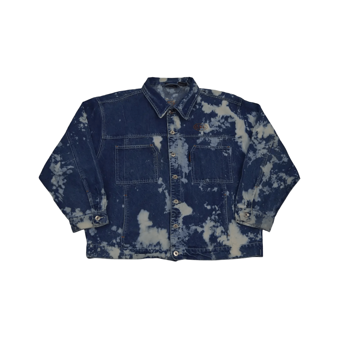 Cross Colours Cross Colours Denim Jacket Bleach Grailed