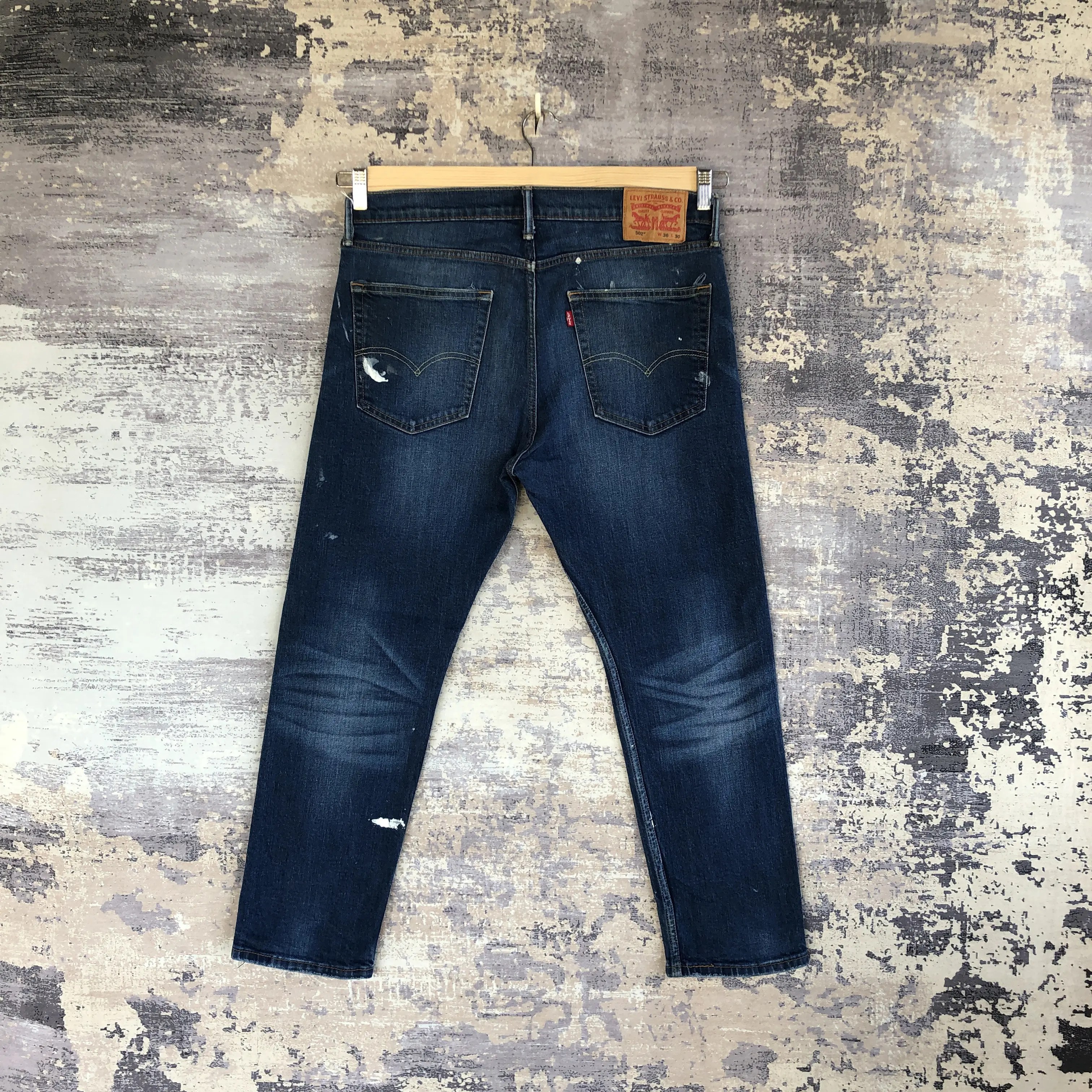 Vintage Vintage Levi's Paint Splatter Jeans Levis 502 Denim Pants Grailed