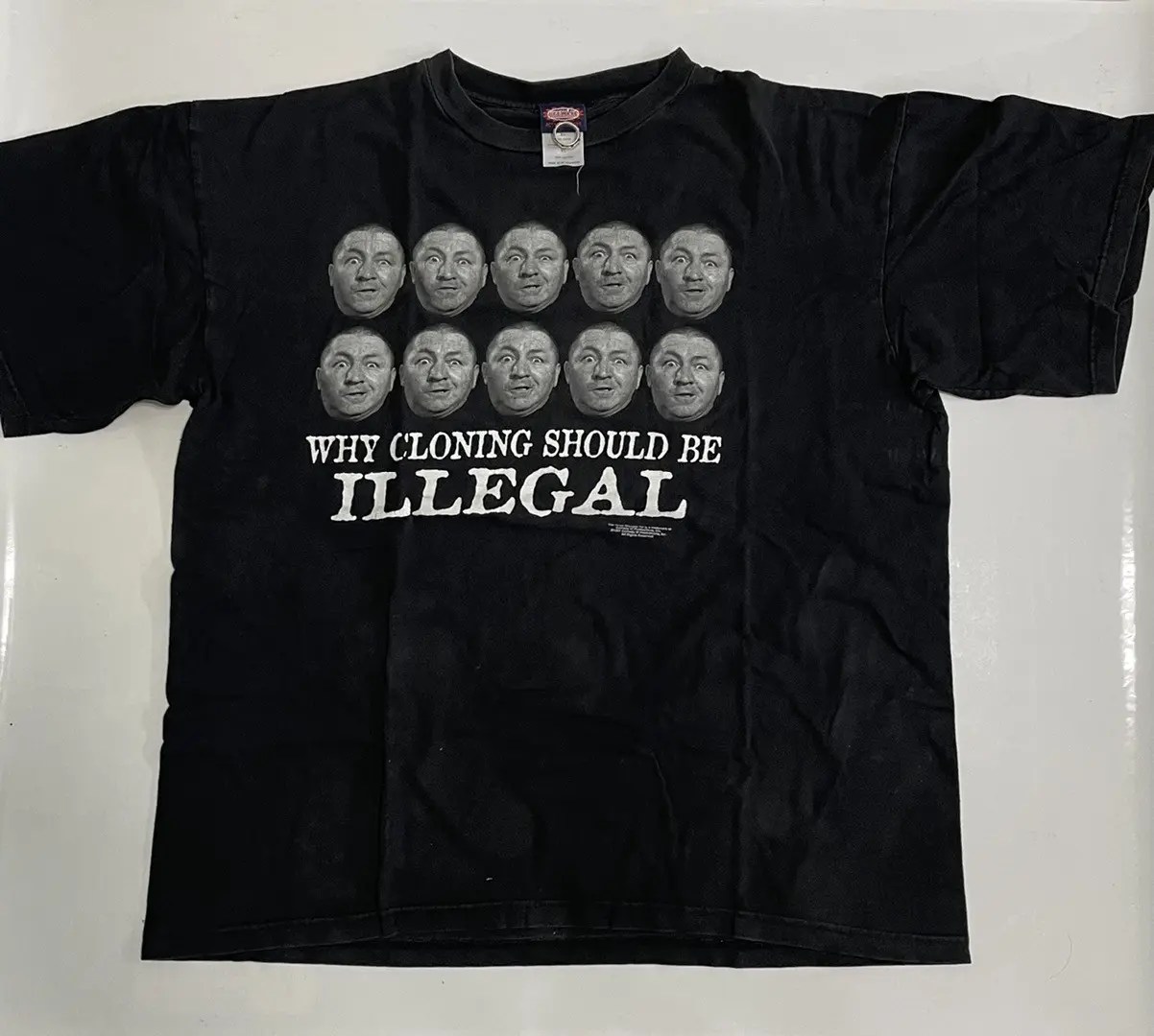 Vintage Vintage 1997 Why Cloning Should Be Illegal 3 Stooges Tee Grailed