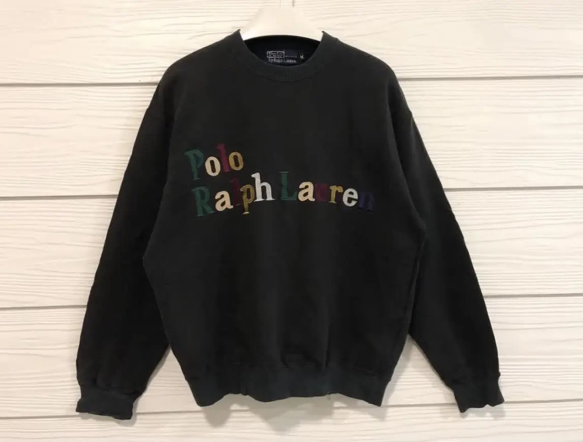 Polo Ralph Lauren Vtg Polo Ralph Lauren Big Logo Embroidered Sweatshirt