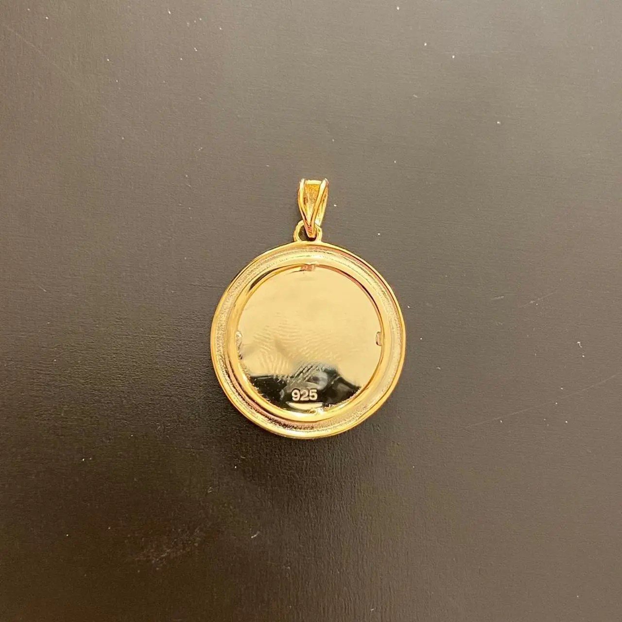 Gold Chain Gold Pendant 14k Gold Vermeil Medallion Grailed