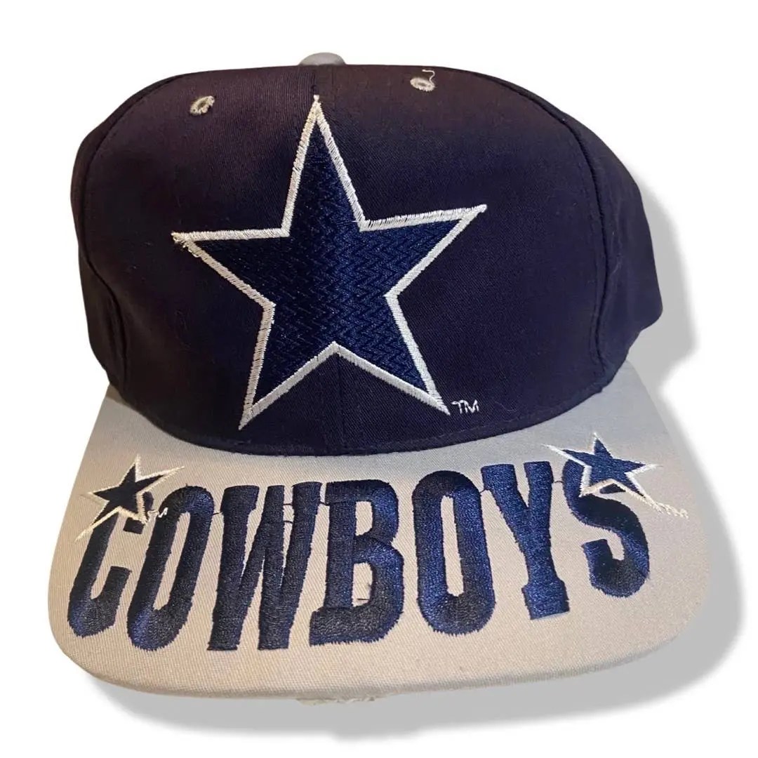 NFL Vintage Dallas Cowboys NFL Snapback Big Brim Spellout Grailed