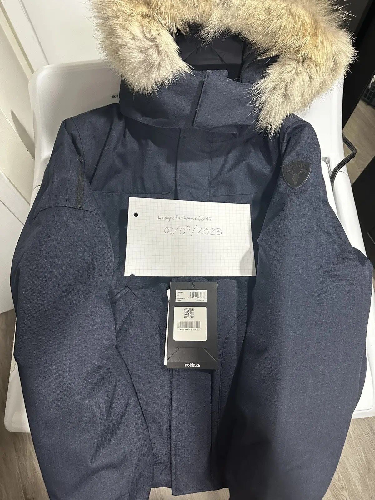 Nobis New Nobis Dylan Jacket Navy Grailed