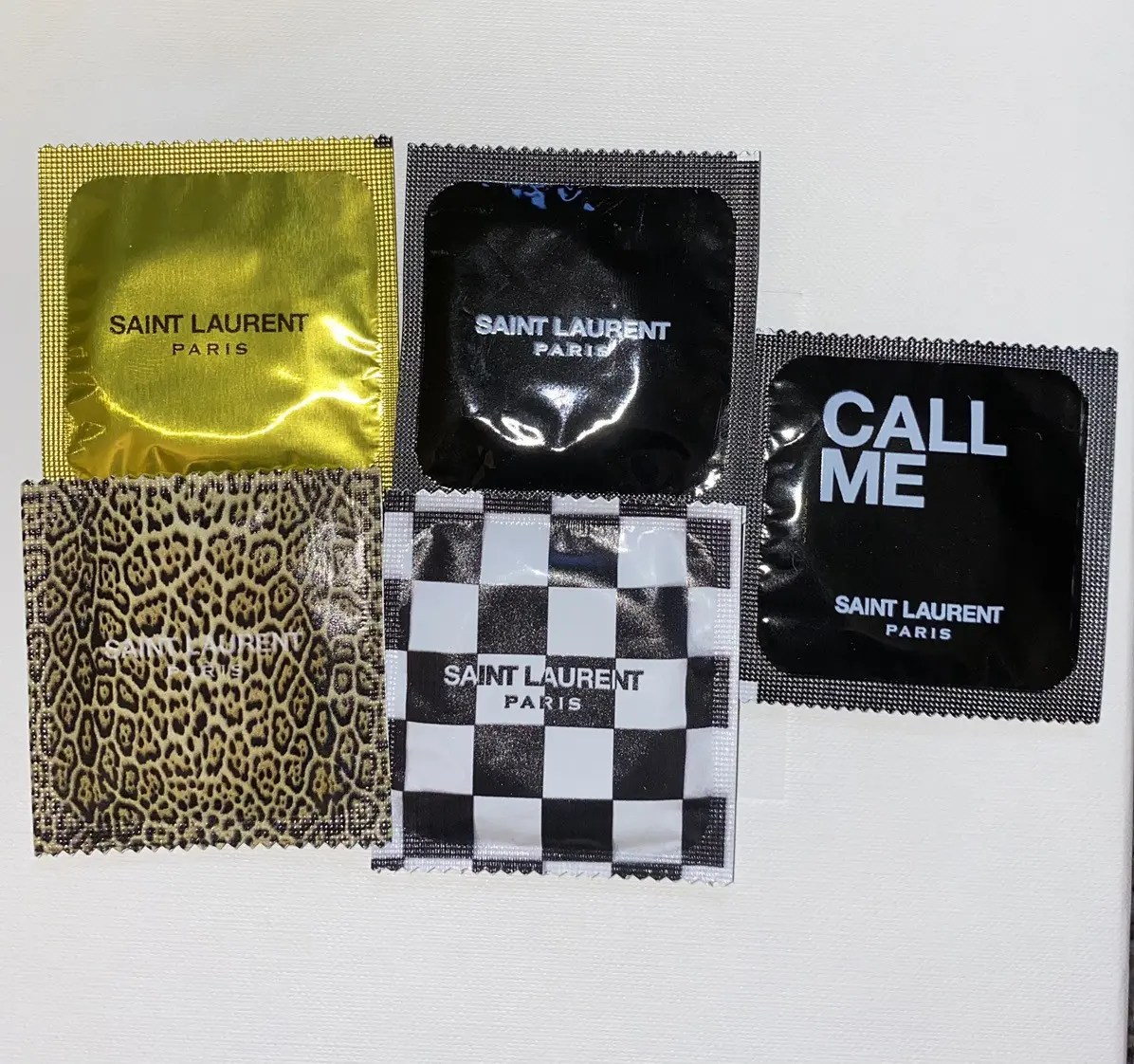 Saint Laurent Paris Saint Laurent Condom Set Of Five Grailed