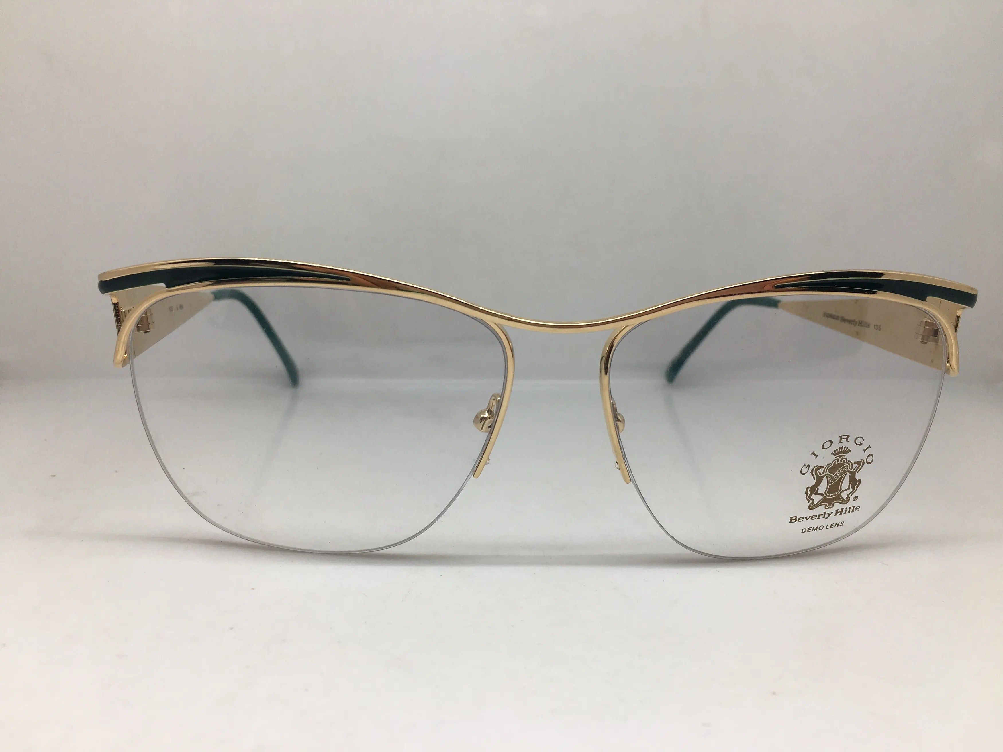 Beverly Hills Vintage Beverly Hills Green Eyeglasses Frame