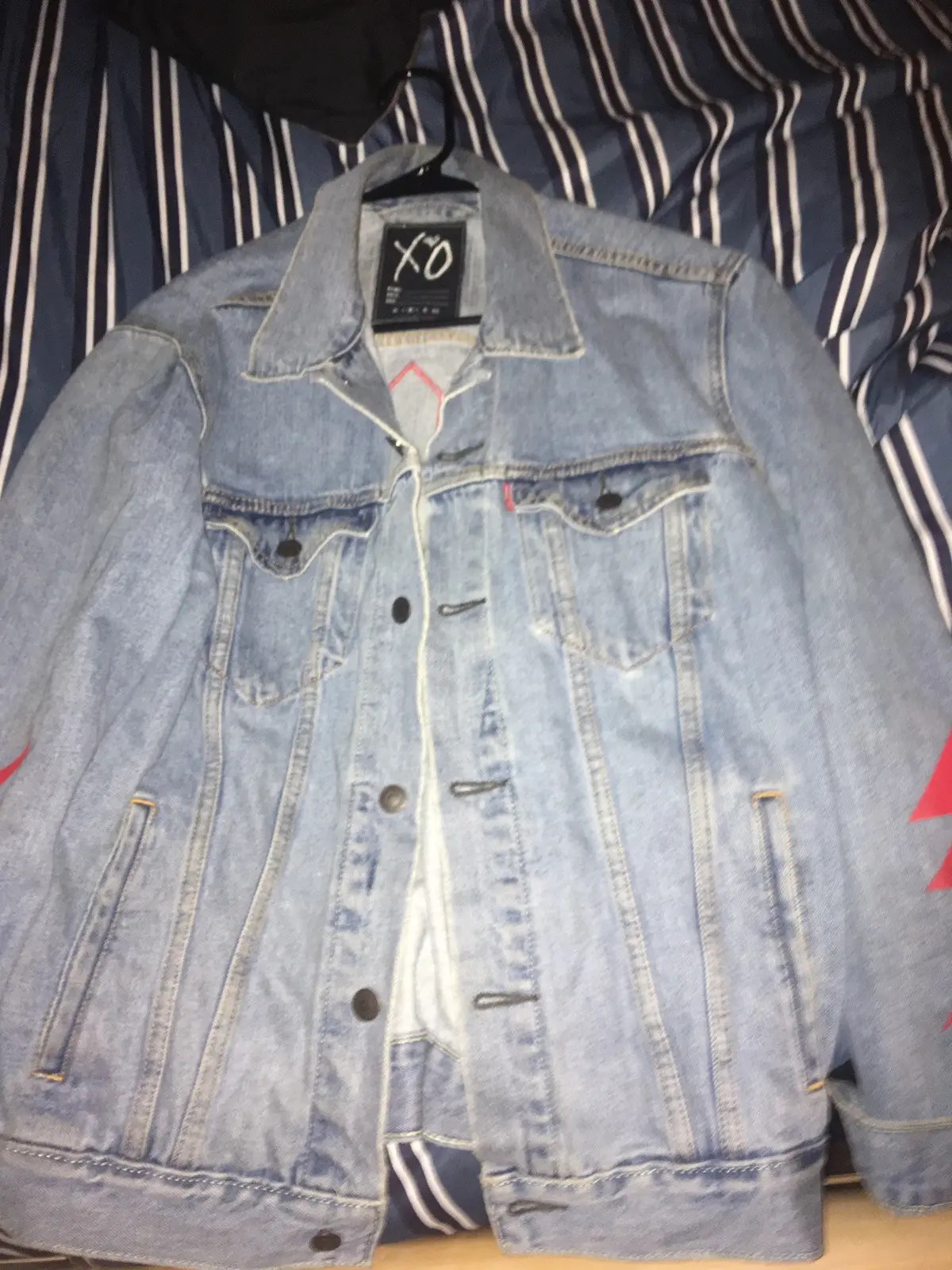Levi's Levi’s The Weeknd Starboy Denim Jean Jacket XO OVO Bape Puma