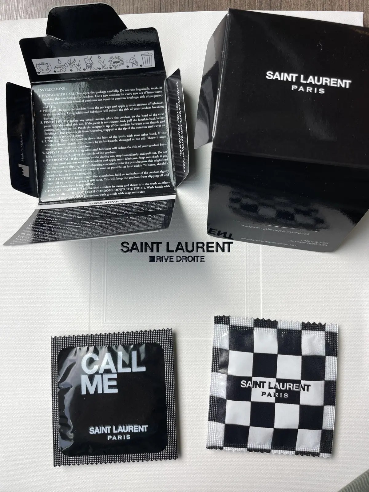 Saint Laurent Paris Saint Laurent Condom Set Grailed