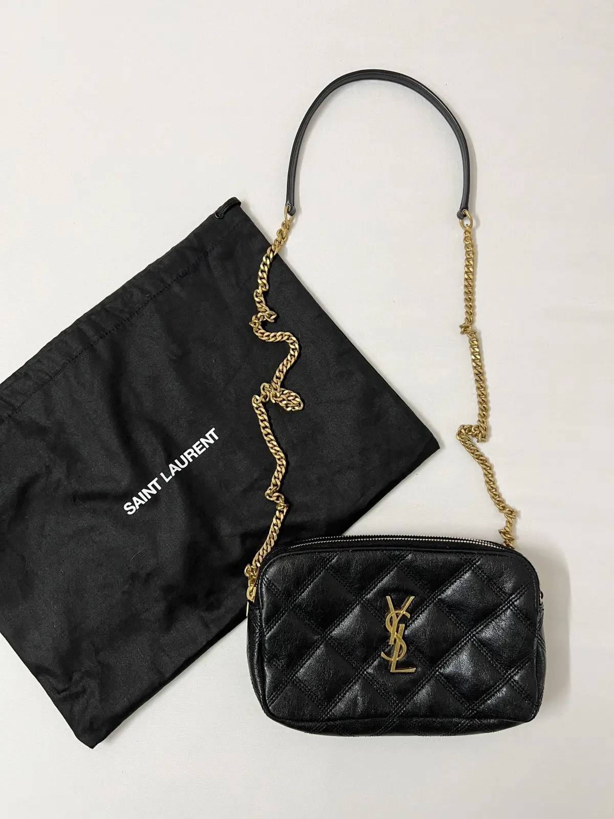 Yves Saint Laurent YSL Yves Saint Laurent Becky Double Zip Crossbody