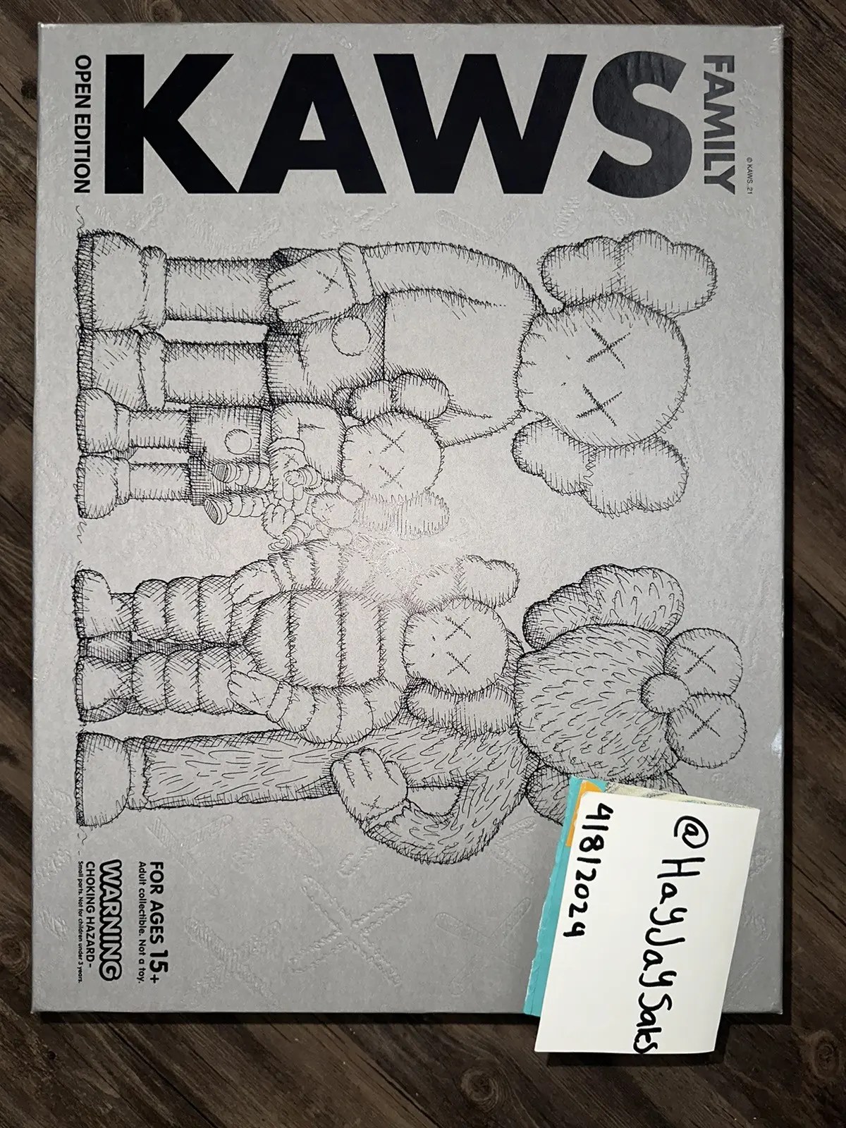 Kaws KAWS Family Vinyl Figures Grey/ Pink Grailed