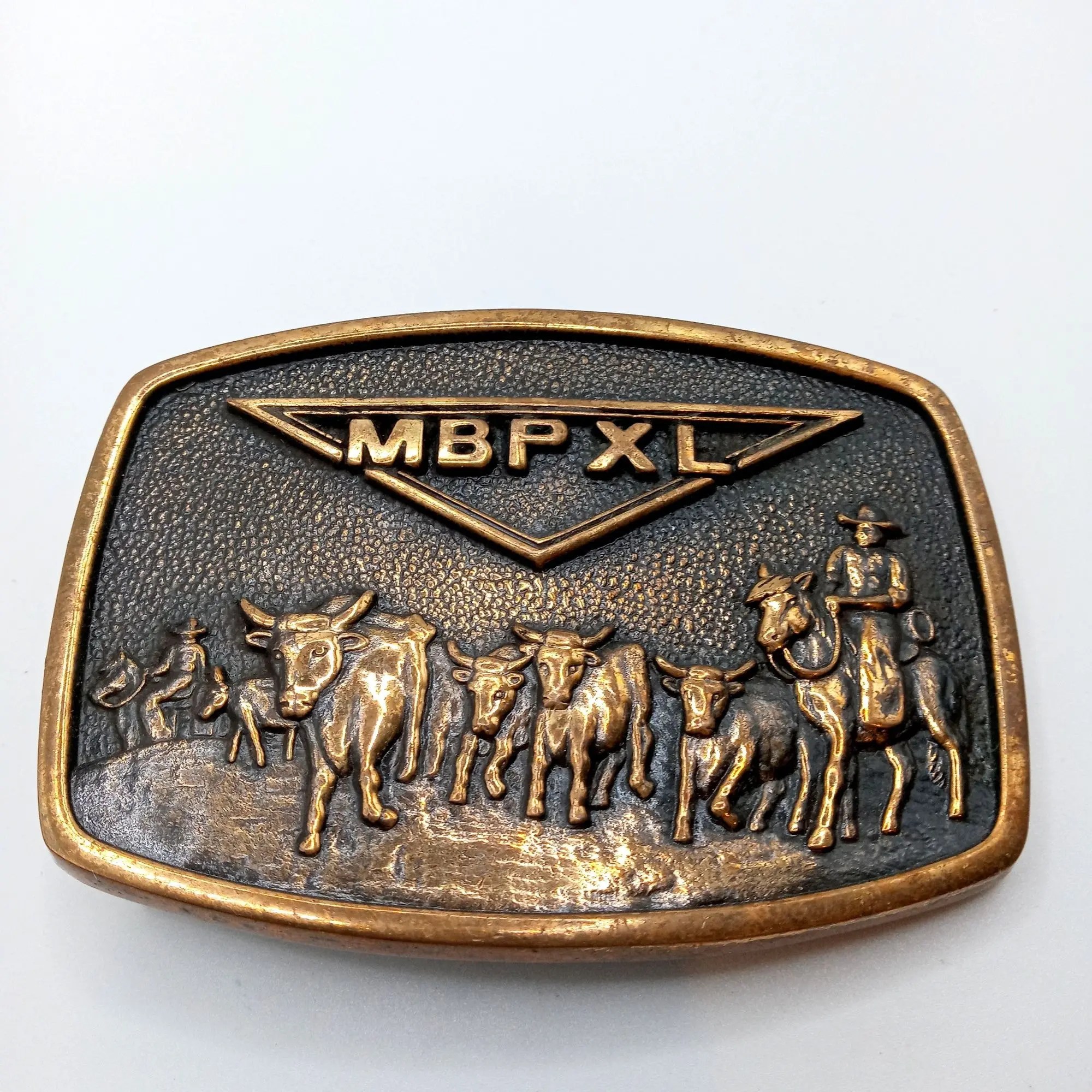Vintage Cattle Drive Belt Buckle Excel Beef MBPXL Cargill Meats Grailed