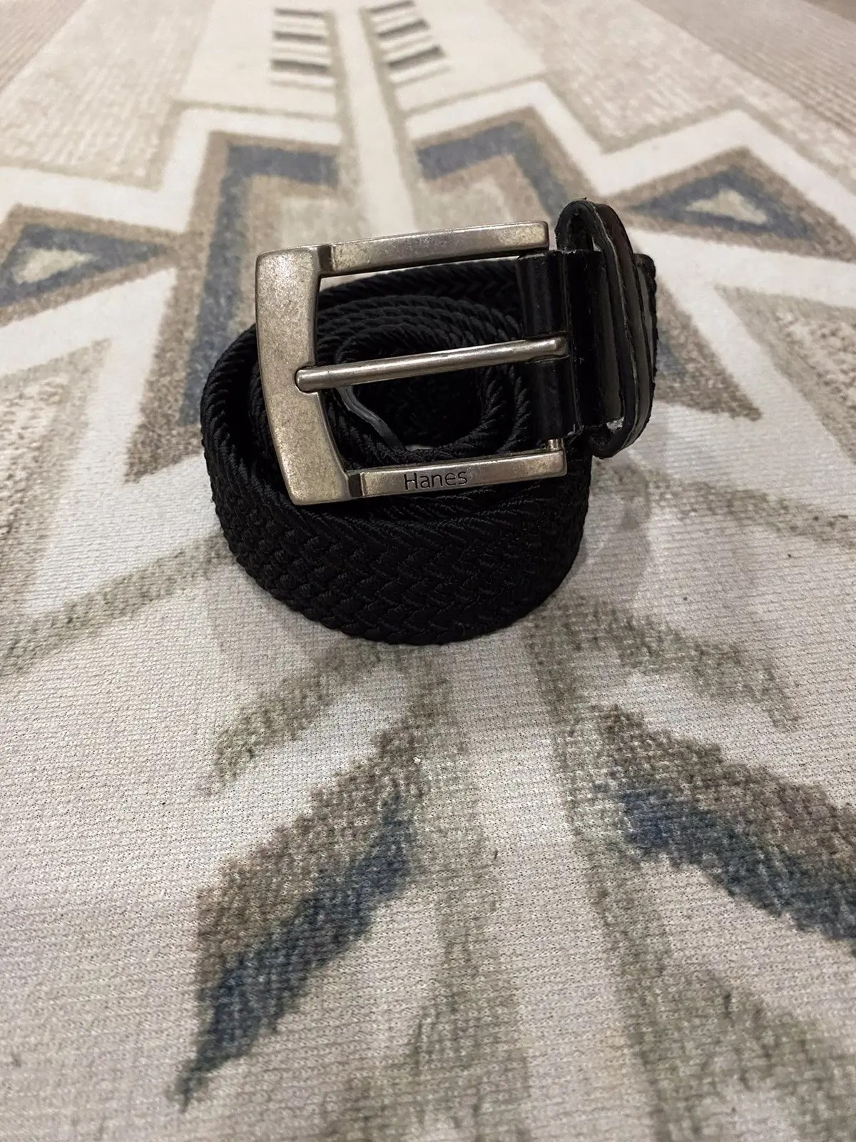Hanes Hanes Black Canvas Buckle Belt Grailed