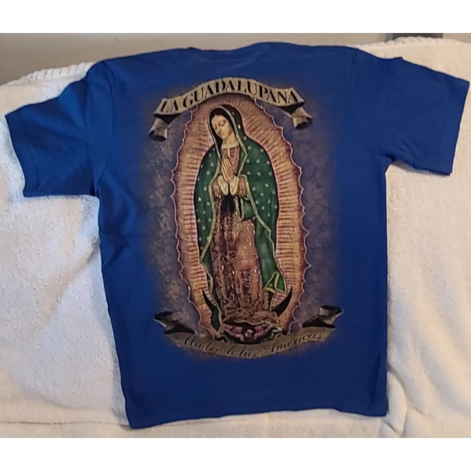 Vintage GUADALUPE VIRGIN MARY ROSE LA GUADALUPANA MADRE DE LAS AMERICAS