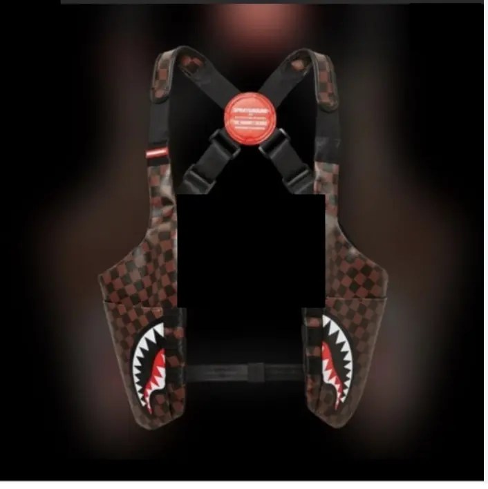 Sprayground Sprayground Side Sharks in Paris Pack Holster Vest Backpack