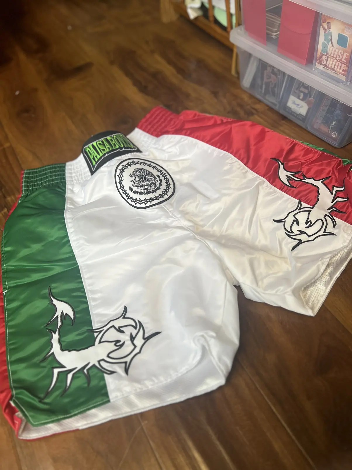 Streetwear Paisa Boys Mexico Boxing Shorts Trunks Cabron Extra LARGE