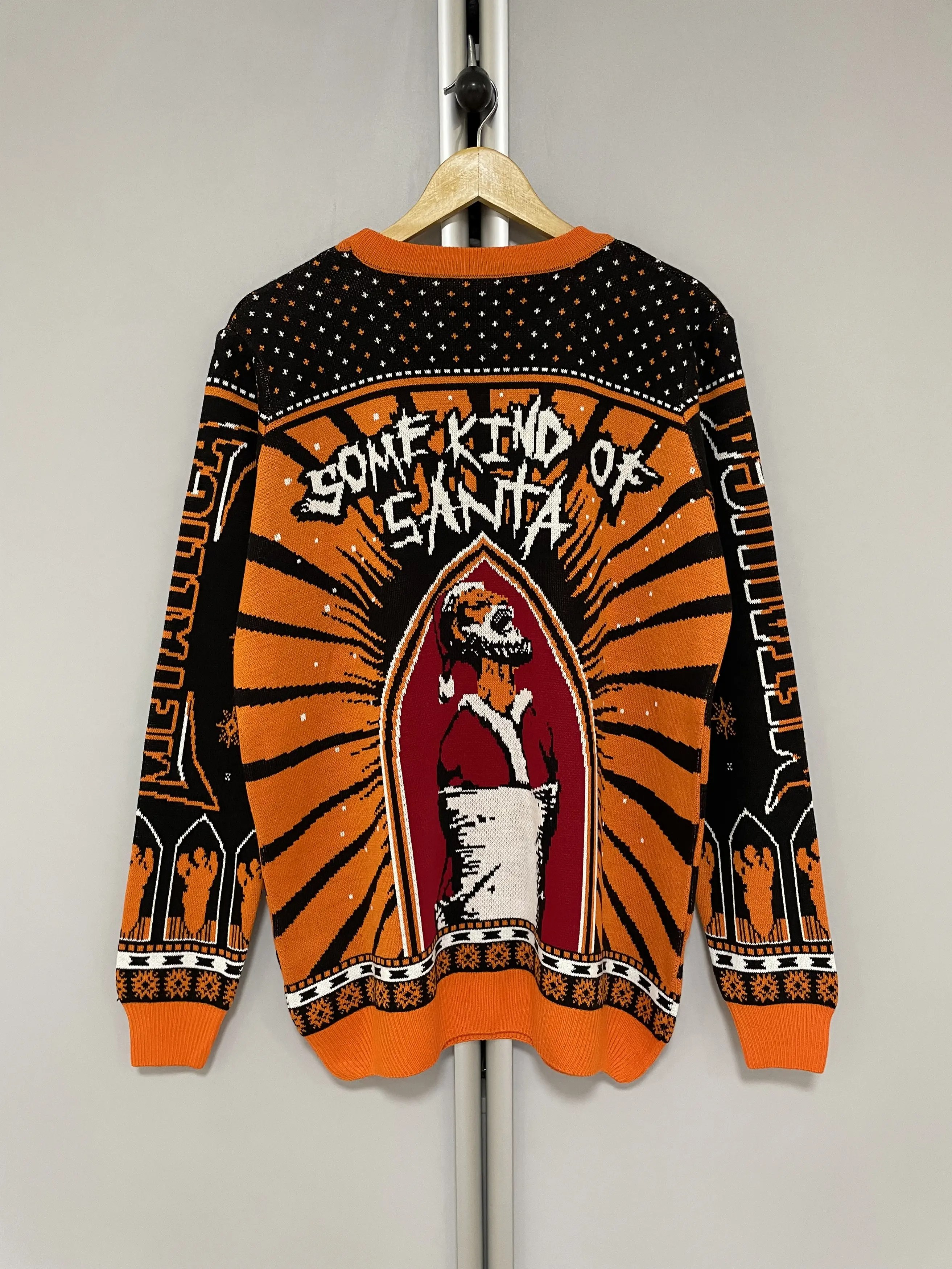 Metallica METALLICA Ugly Christmas Sweater Knit Holiday Sweatshirt