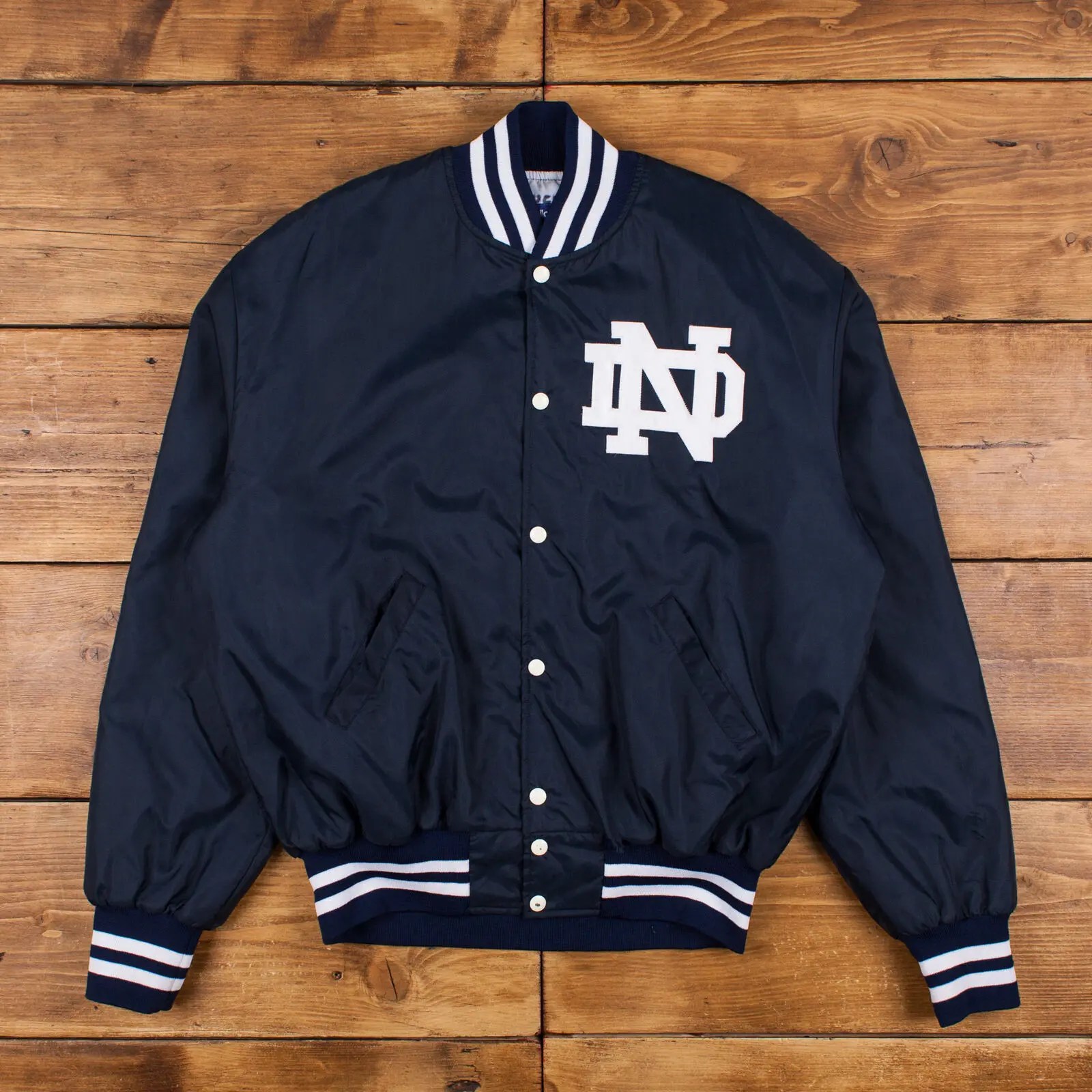 Holloway Vintage Holloway Varsity Jacket XL 90s Bomber Letterman Blue